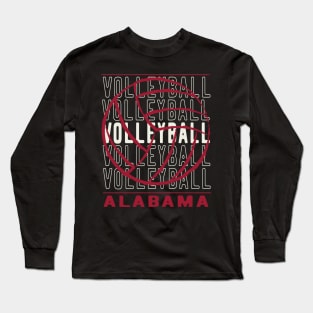 Volleyball Alabama Long Sleeve T-Shirt